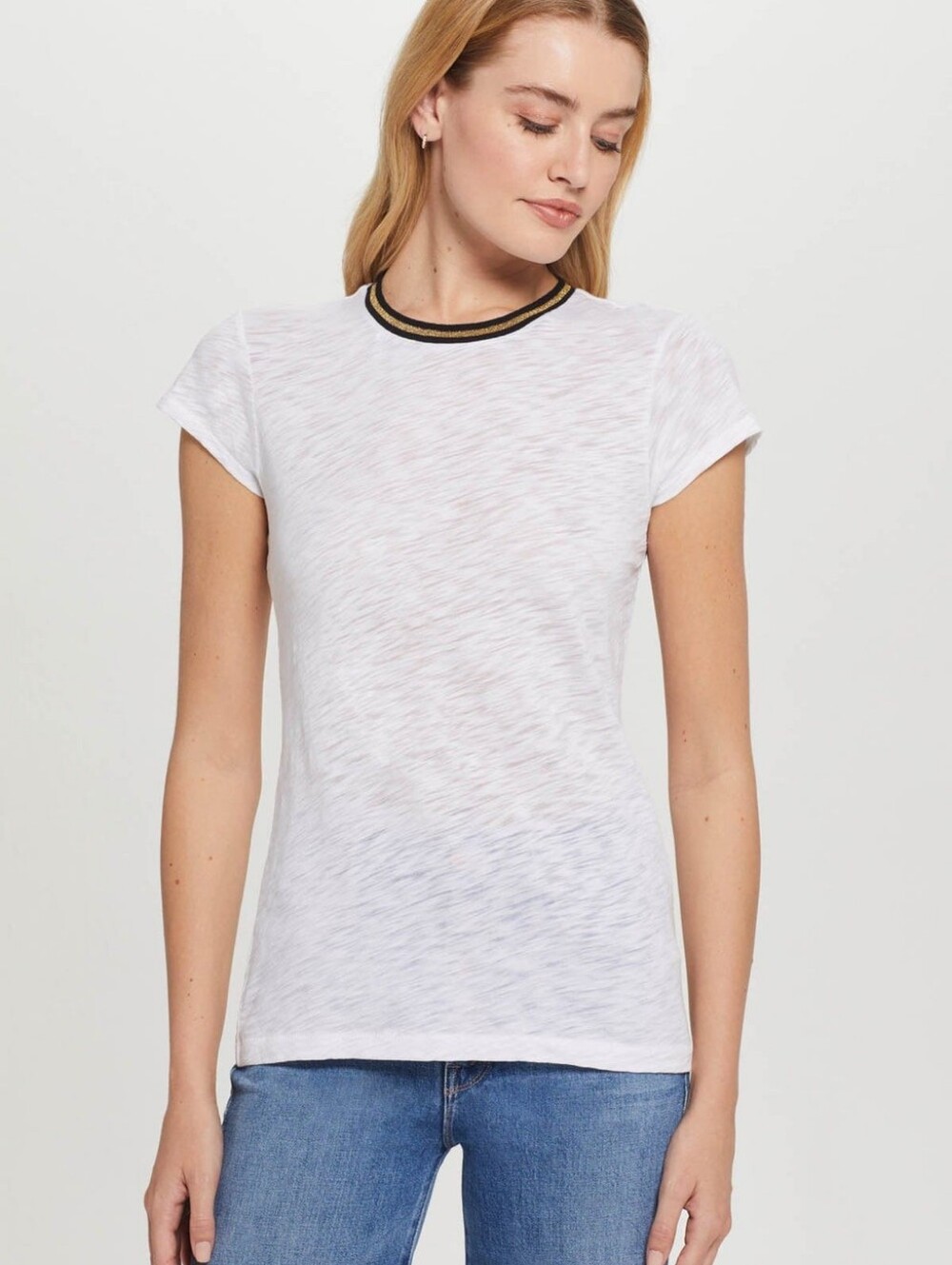 Goldie Lewinter Ringer Tee Xs - Picture 3 of 3